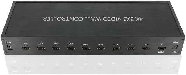 Alt view image 2 of 6 - 4K 3x3 Wall Controller Player Video Processor Splicer Video Wall Controller Images Display Screen HD TV Stitching Processor