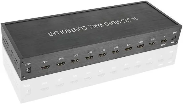 Alt view image 3 of 6 - 4K 3x3 Wall Controller Player Video Processor Splicer Video Wall Controller Images Display Screen HD TV Stitching Processor