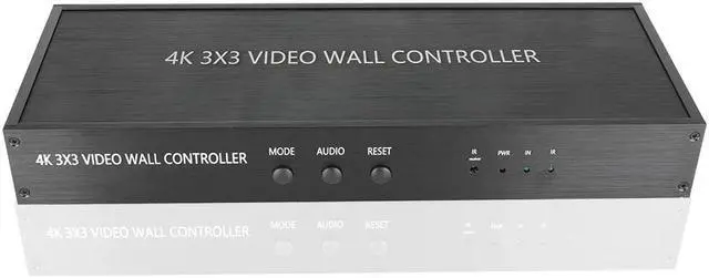 Alt view image 4 of 6 - 4K 3x3 Wall Controller Player Video Processor Splicer Video Wall Controller Images Display Screen HD TV Stitching Processor