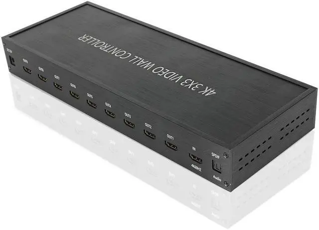 Alt view image 6 of 6 - 4K 3x3 Wall Controller Player Video Processor Splicer Video Wall Controller Images Display Screen HD TV Stitching Processor