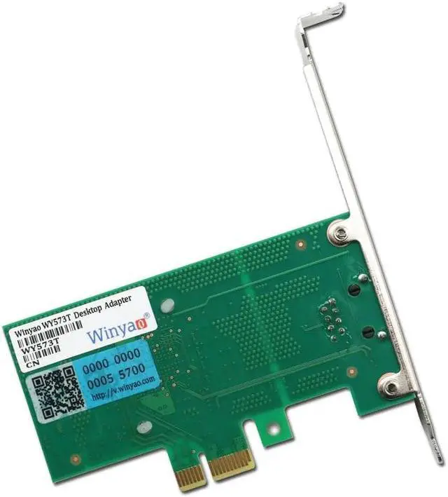 Alt view image 4 of 6 - 1000Mbps Gigabit PCIE Network Card Ethernet PCI Express 10/100/1000M RJ45 LAN Adapter Converter Network Controller WY573T 82574L