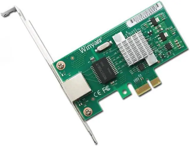 Alt view image 3 of 6 - 1000Mbps Gigabit PCIE Network Card Ethernet PCI Express 10/100/1000M RJ45 LAN Adapter Converter Network Controller WY573T 82574L