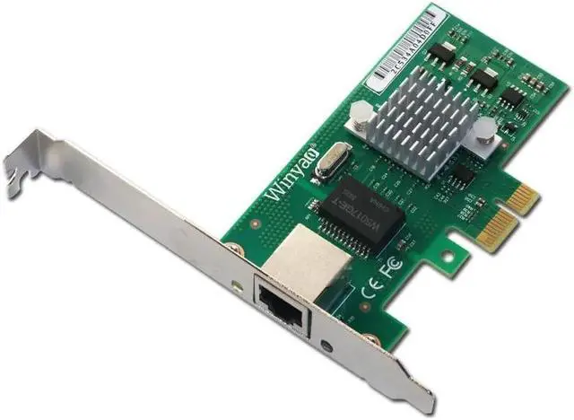 Alt view image 5 of 6 - 1000Mbps Gigabit PCIE Network Card Ethernet PCI Express 10/100/1000M RJ45 LAN Adapter Converter Network Controller WY573T 82574L