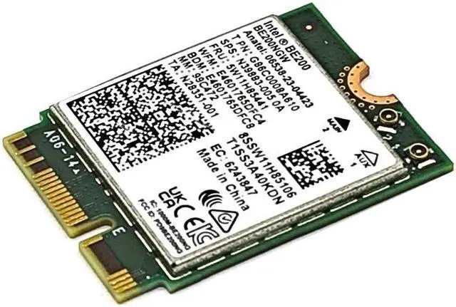 Alt view image 3 of 6 - BE200 WIFI7 Wi-Fi 7 for Intel BE200 Bluetooth 5.4 M.2 Wifi Card BE200NGW 2.4/5/6GHz 5.8Gbps For Windows11 PC Laptop Computer