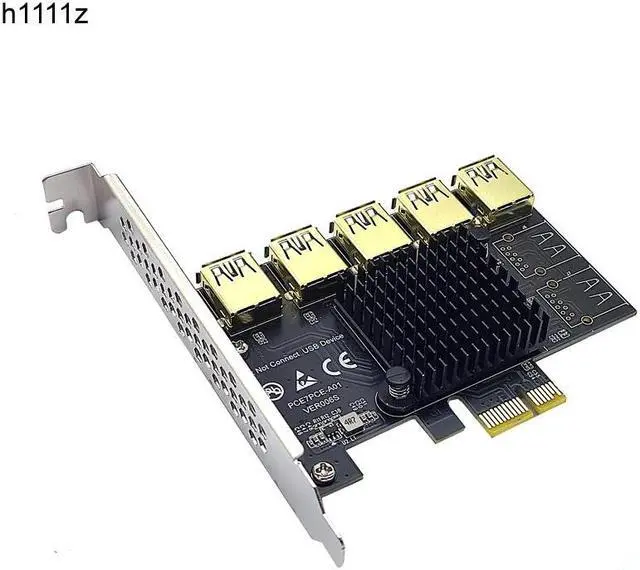 Main image of PCI Express Multiplier Riser Card PCIE 1 To 5 Ports USB 3.0 Hub Express 1X 4X 8X 16X Extender Riser For Video Card Miner Mining
