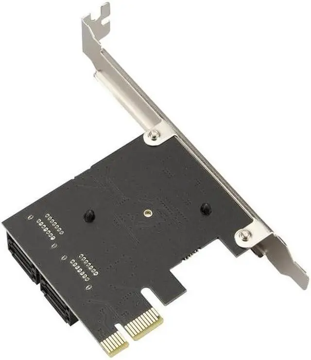 Alt view image 6 of 6 - Chi a Mining Riser PCIe to 4 Port SATA 3.0 6Gb SSD Adapter PCI-e PCI Express Gen3 x1 SATA Controller Expansion Card Add On Cards