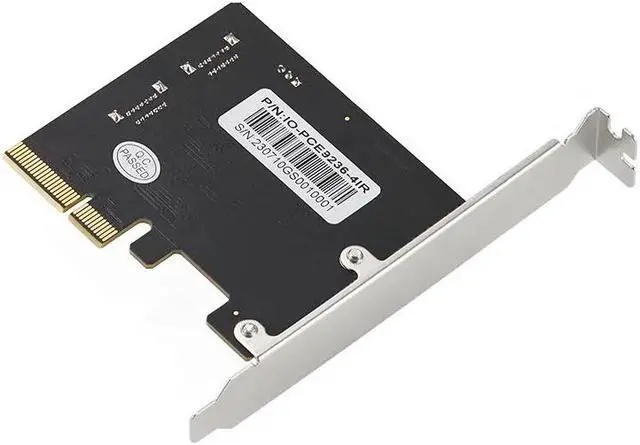 Alt view image 4 of 6 - Raid Card PCI Express X4 to 4Port SATA 3.0 6Gbps Controller Expansion Card Support SATA3.0 HDD SSD RAID 0/1/10 Marvell 9236 Chip