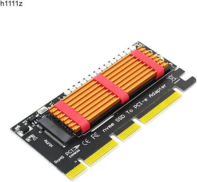 Main image of M.2 NVMe SSD NGFF to PCIE Adapter M Key Riser Card PCI-e PCI Express GEN3 X4 X8 X16 2230-2280 PCIE to M2 Adapter for Chia Mining
