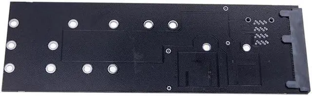 Alt view image 2 of 6 - SATA NVME M2 Adapter SSD M2 Adapter NVME PCIE SSD to SFF-8643 Adapter M.2 NGFF SATA SSD to SATA Add On Cards Riser for 22110 M.2