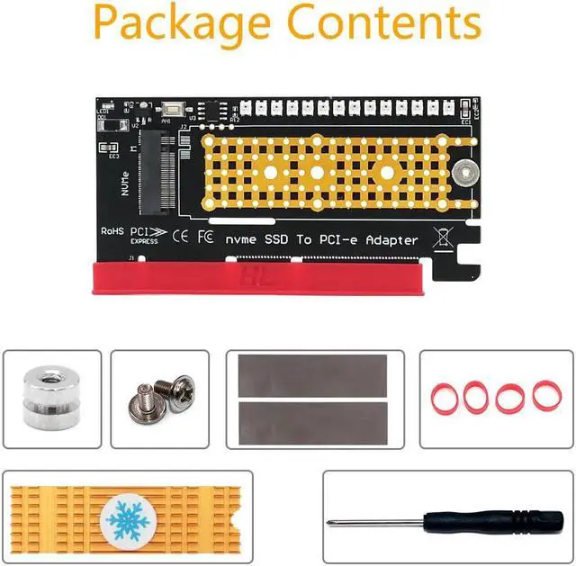 Alt view image 4 of 6 - M.2 NVME SSD to PCIe 3.0 Riser Card NVME SSD PCI Express X4 X8 X16 Adapter for Desktop PC PCI-E GEN 3 Full Speed for Chia Mining