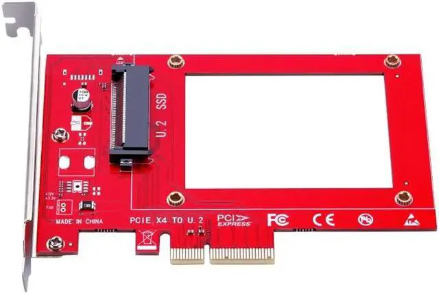Alt view image 2 of 6 - U.2 to PCIE X4 Adapter Riser PCI Express Gen3.0 4X 8X 16X Slot Universal Board 4000MB/S PCI-E to U.2 SSD Hard Drive Convert Card