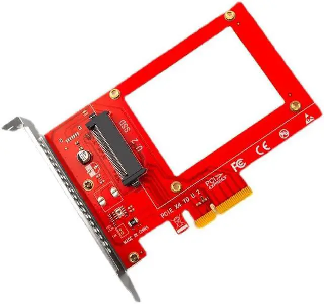 Alt view image 5 of 6 - U.2 to PCIE X4 Adapter Riser PCI Express Gen3.0 4X 8X 16X Slot Universal Board 4000MB/S PCI-E to U.2 SSD Hard Drive Convert Card