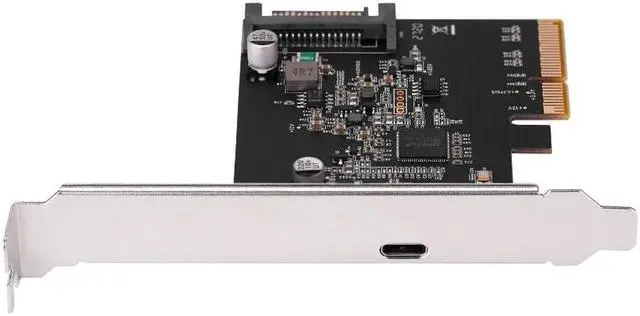 Alt view image 4 of 6 - USB 3.2 Type C PCI Express Type C Expansion Card PCIE Type C Adapter PCI E 4X Express to USB 3.2 Gen 2x2 20Gb Gen3 PCIE3.0 Riser