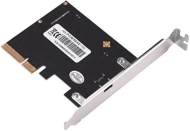 Alt view image 5 of 6 - USB 3.2 Type C PCI Express Type C Expansion Card PCIE Type C Adapter PCI E 4X Express to USB 3.2 Gen 2x2 20Gb Gen3 PCIE3.0 Riser