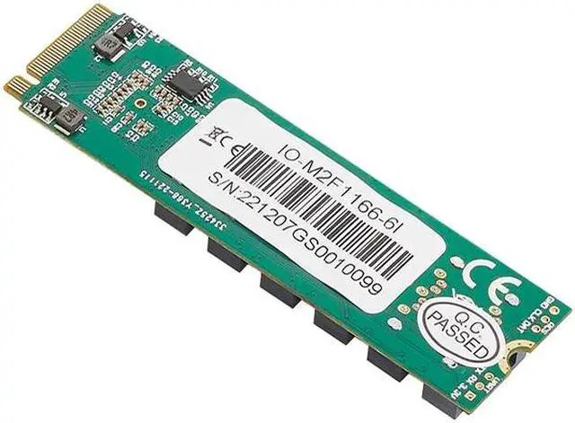 Alt view image 4 of 6 - NVME TO SATA Expansion Card Adapter Riser M2 NGFF M.2 M Key to 6 Port SATA3.0 HDD SSD Controller 6Gb SATA Multiplier Add On Card