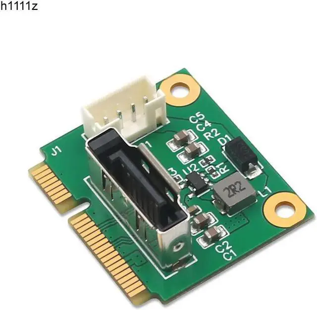 Main image of Add On Cards MSATA to SATA 2.5inch Adapter 5V Power Supply with Cable mSATA to SATA 2.5" Riser w/ Mini Card Half to Full Bracket