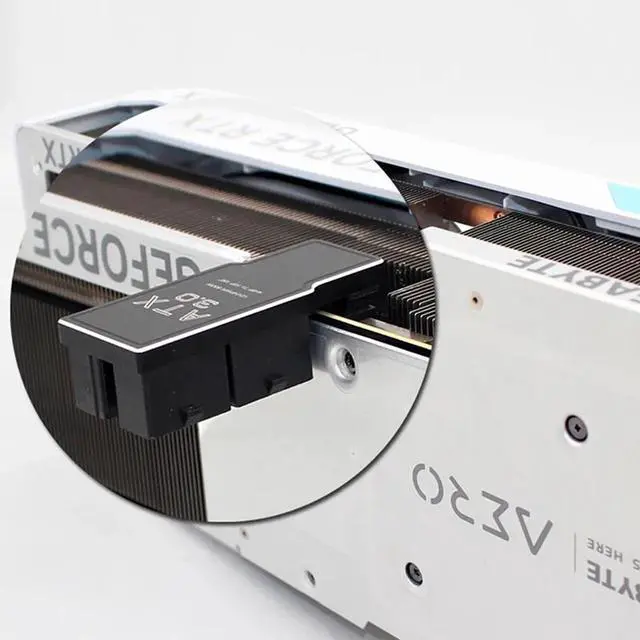 Alt view image 6 of 7 - ATX3.0 Power Adapter Connector 4X 8Pin Female to Male 12VHPWR 12+4P 600W 180° Angled for RTX4090/RTX4080 16GB/12GB Graphics Card(B Silver)