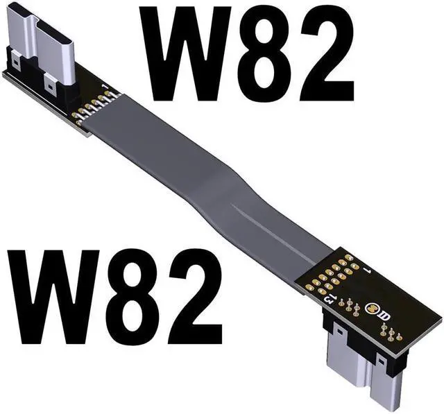 Main image of 5g/bps USB 3.0 Male to Male Extension Cable Micro-b to Micro B Adapter Cord Support OTG Flat Line for External Hard Drive Case(W82-W82)(15cm)