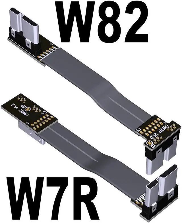 Main image of 5g/bps USB 3.0 Male to Male Extension Cable Micro-b to Micro B Adapter Cord Support OTG Flat Line for External Hard Drive Case(W7R-W82)(25cm)