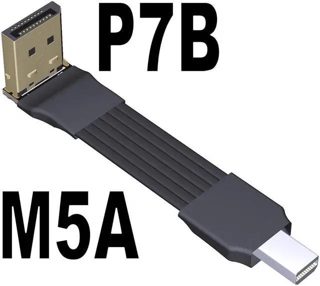 Main image of DP Male to Male Extension Cable Mini-displayport DP1.4 for Graphics Video Card Connection Support HDR / DSC Signal Transmission(M5A-P7B)(15cm)
