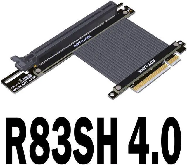 Main image of PCIE 4.0 x8 Riser Cable Adapter x16 PCI-e 4.0 U2 8x to 16x Extender Cord for GTX1080Ti RX5700xt Graphics Card R83 Series Chassis(R83SH 4.0)(25cm)