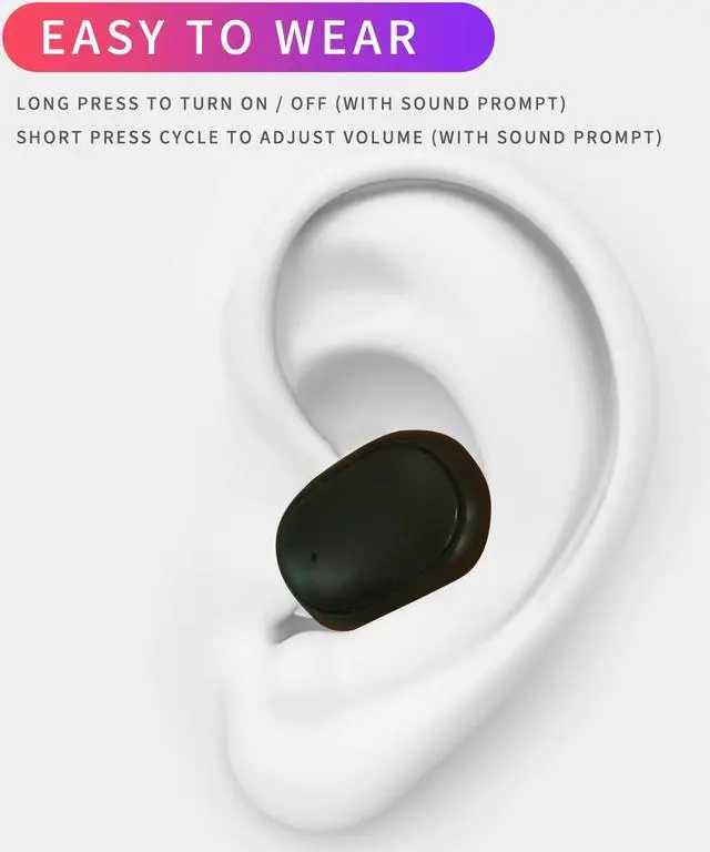 Alt view image 6 of 7 - Hearing aid rechargeable noise cancels sound amplifiers for seniors with hearing loss, adjustable volume, and in-ear hearing aid earplugs with portable charging cases for easy carrying