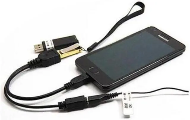 Alt view image 2 of 2 - New OTG Host Power Splitter Y USB Jack to Mirco 5 Pin Male Female Cable Black Micro USB Male to USB A Female Support OTG for Samsung S7 S6 edge Note 2 5 Xiaomi 3 4 Lenovo Huawei Meizu LG Sony U Disk