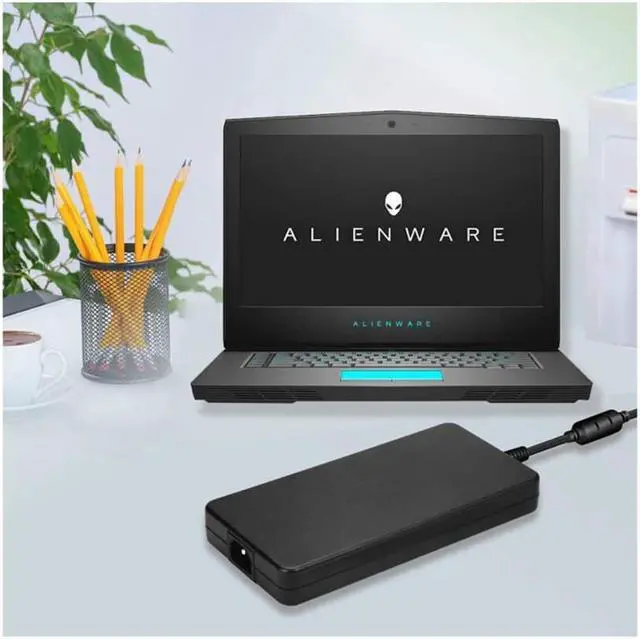 Alt view image 3 of 4 - 240W 19.5V 12.3A AC Charger Fit for Dell Alienware M17X M18X X51 13 15 17 R2 R3 R4 R5 Precision M6400 M6500 M6600 M6700 M6800 7710 7720 7730 Area-51m PA-9E GA240PE1-00 Power Supply Cord