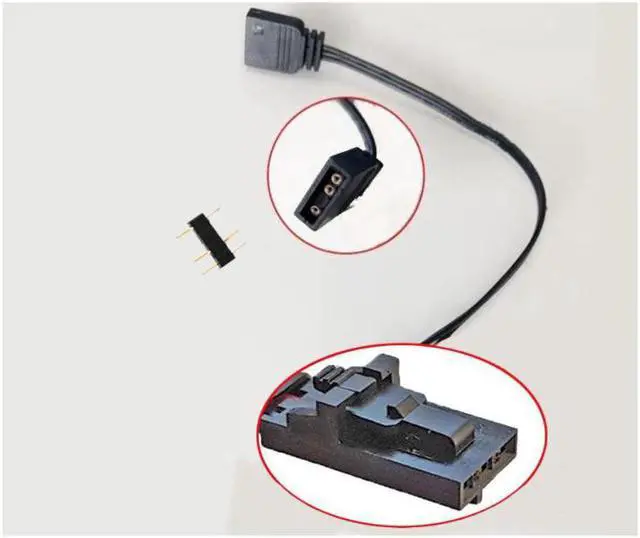 Alt view image 4 of 6 - 20cm Adapter cable Control any ARGB device with iCUE For Corsair Lighting Node Pro and For Commander Pro