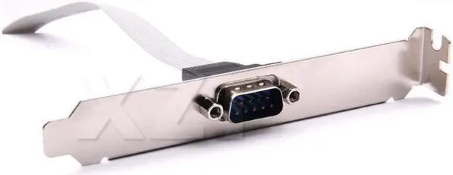 Alt view image 2 of 3 - 1pcs for Motherboard 9 Pin RS232 DB9 Pin Com Port Ribbon Serial Cable Connector Bracket Female