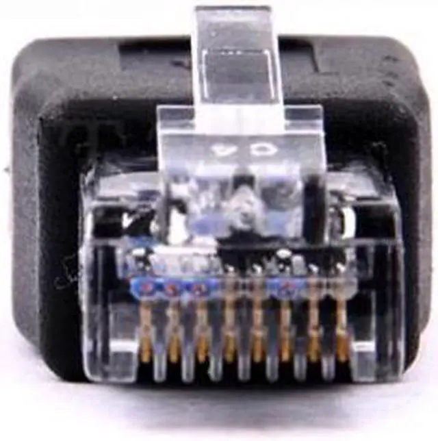 Alt view image 2 of 3 - 1pcs Crystal Head RJ45 Male to USB 2.0 AF A Female Adapter Connector Laptop LAN Network Cable Ethernet Converter plug