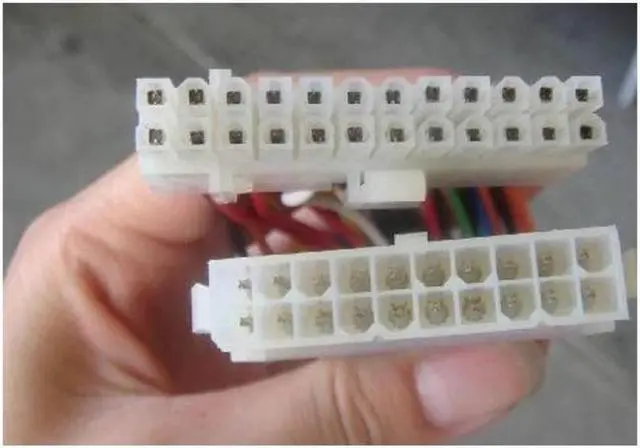 Alt view image 2 of 2 - 20pin Male to 24pin Female Port Power Supply Cable for AMD NF4 915 Board 24-pin ATX power supply to 20-Pin Connector Cable