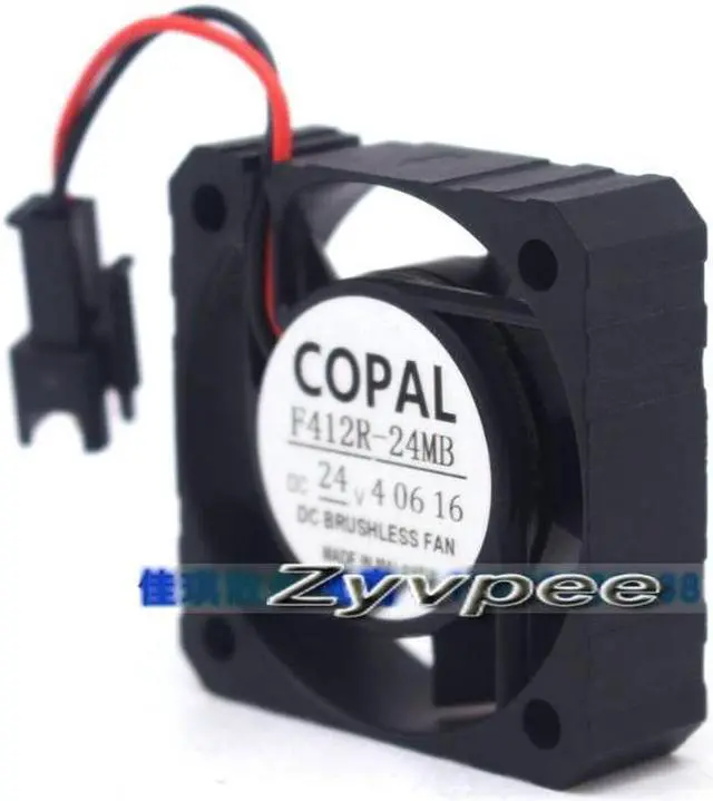 Alt view image 2 of 3 - Copal 4012 F412R-24MB DC 24V 2 wires 2 pins 4cm case fan inverter switch fan axial cooler