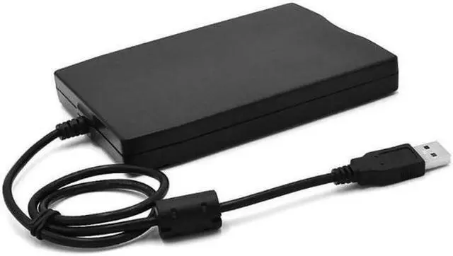 Alt view image 3 of 6 - 3.5" USB 2.0 Data External Floppy Disk Drive Portable 1.44MB USB Drive Plug and Play For Laptop PC Win 7/8/10 Mac Black