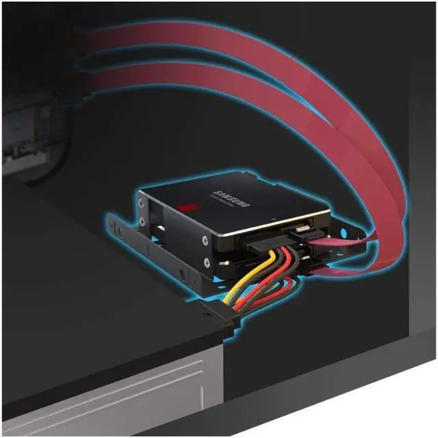 Alt view image 7 of 7 - SATA Cable and SATA Power Splitter Cable-ST1003