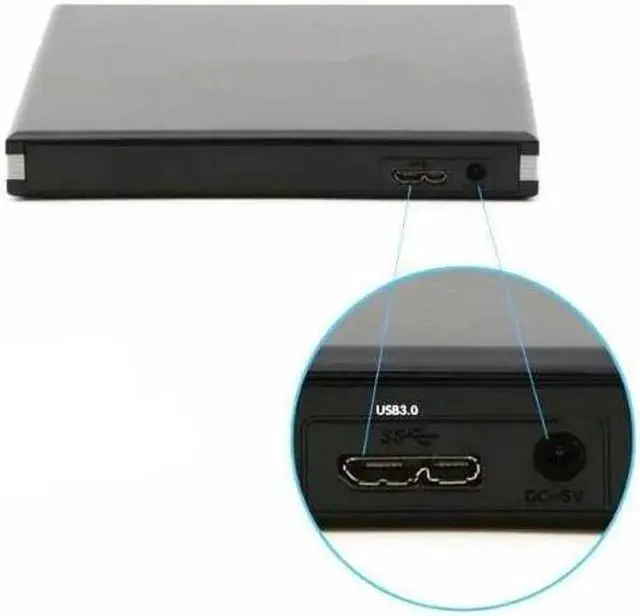 Alt view image 6 of 7 - External Blu-ray Drive DVD / BD Player Read/Write Portable Blu-ray Drive USB 3.0 and Type-C DVD Burner Ultra HD Blu-ray Drive Compatible with Windows XP 7 8 10 11,Mac OS,Linus Laptop Desktop