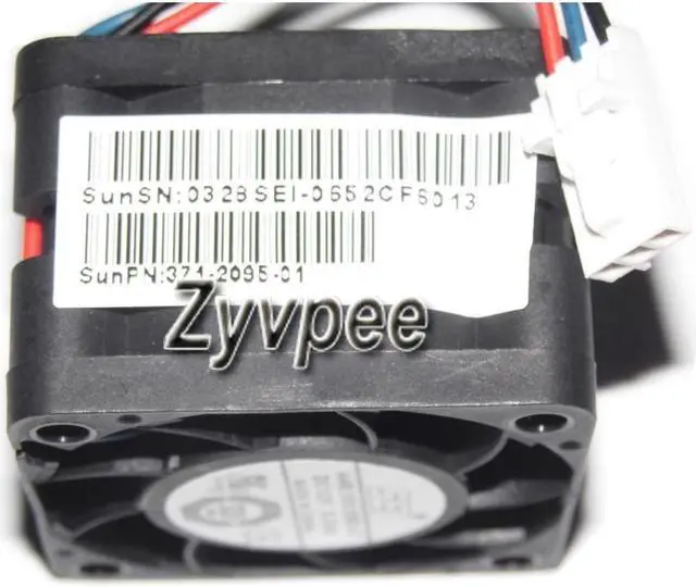 Alt view image 2 of 3 - SEI 4028 A4028B12MD-C P/N:371-2095-01 12V 0.53A 3 Wires 3 Pins Connector Cooling fan