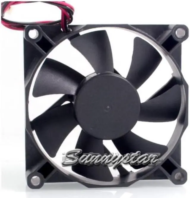 Alt view image 2 of 2 - 8CM 80*20MM TD8020LS 12V 0.08A Quiet 26dbA 2 Wire 2Pins water fountains fan,server fan,router fan