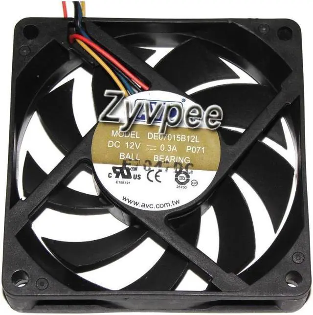 Main image of AVC 70*15MM DE07015B12L P071 12V 0.3A 4 Wires 4 Pins 7CM cpu fan,axial fan Cooling Fan