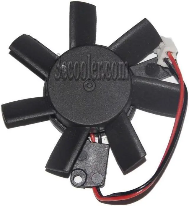Alt view image 2 of 3 - Apistek GA51S2U -NNT1 12V 0.25A 2 Wires 2 Pins Graphic card fan video card cooler vga card fan