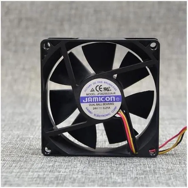Main image of Original JAMICON 8CM 8025 24V 0.21A Fan JF0825B2UA-R 3 Line Double Roll