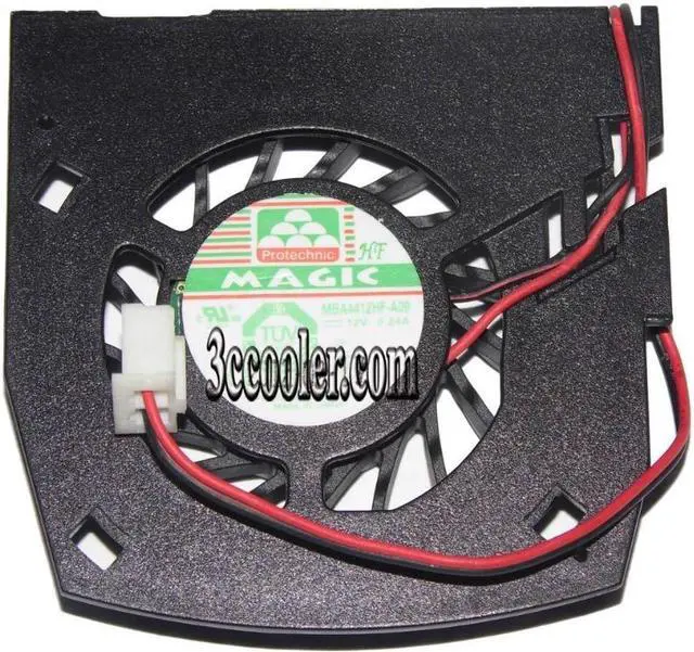 Main image of MAGIC MBA4412HF-A09 MBT4412HF-W09 12V 0.24A 2 wires 2 pins vga fan graphics card cooler