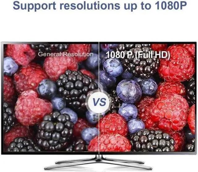 Alt view image 6 of 6 - 2-Pack HDMI to DVI Cable, Bi-Directional HDMI Female to DVI-D(24+1) Male Adapter, 1080P DVI to HDMI Conveter, 3D, 0.15M Black