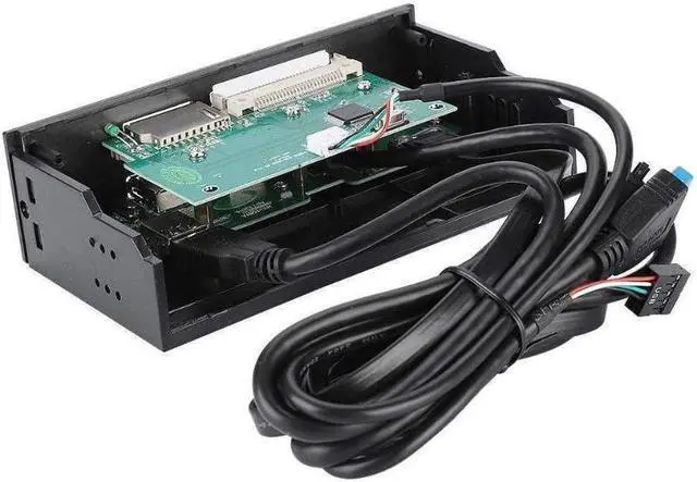 Alt view image 4 of 5 - Internal Card Reader Dashboard, 5.25 inches Multifunction PC Front Panel Support USB 3.1/3.0 Port SD/MS/XD/M2/MSO
