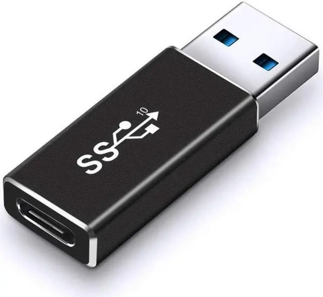 Main image of Updated USB 3.1 GEN 2 Male to Type-C Female Adapter, Support Double Sided 10Gbps Charging & Data Transfer, USB A to USB C 3.1 Converter