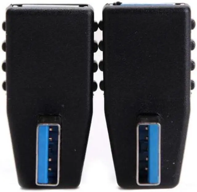 Alt view image 2 of 5 - USB 3.0 Adapter 90 Degree Male to Female Coupler Connector Plug Left Angle and Right Angle by Oxsubor