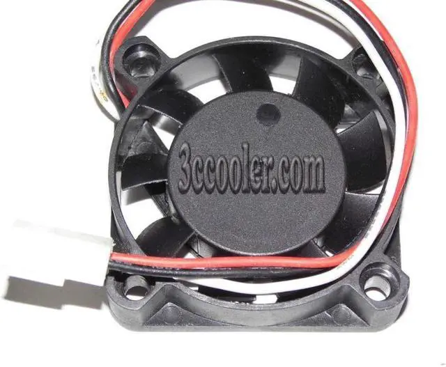 Alt view image 3 of 3 - EVERFLOW 4010 R124010DL 12V 0.1A 3 Wires 3 Pins connector Square DC Fan
