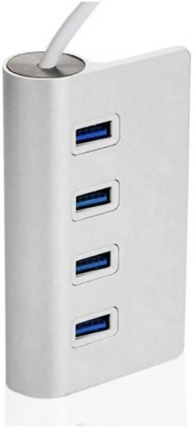 Alt view image 4 of 7 - Aomoproing 4 Port USB 3.0 Hub up to 5Gbps Super High Speed Data Transfer for MacBook Air, Mac Mini, iMac, Laptop, PC, USB Flash Drives and More