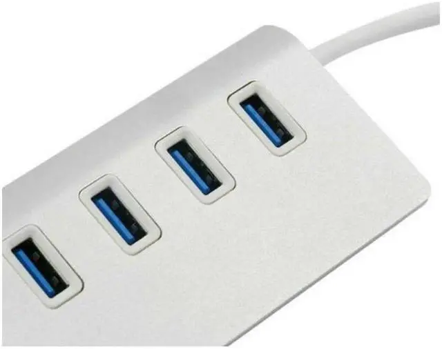 Alt view image 6 of 7 - Aomoproing 4 Port USB 3.0 Hub up to 5Gbps Super High Speed Data Transfer for MacBook Air, Mac Mini, iMac, Laptop, PC, USB Flash Drives and More