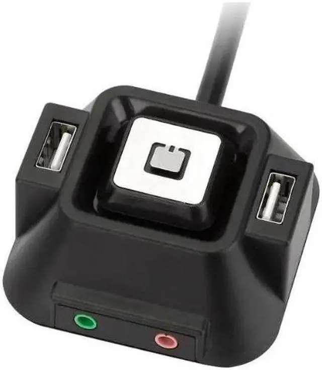 Alt view image 3 of 4 - Korea styleDesktop PC Remote Controller Restart Computer power Switch PCI-E Mode usb on off switch Button with 2 USB ports